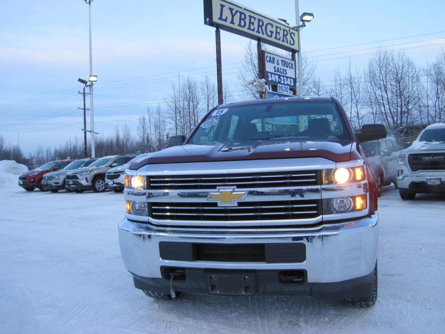 2015 red /gray Chevrolet Silverado 2500HD LT (1GC1KUEG5FF) , located at 9530 Old Seward Highway, Anchorage, AK, 99515, (907) 349-3343, 61.134140, -149.865570 - Low miles on this Chevrolet Silverado 2500 HD come take a test drive - Photo#1